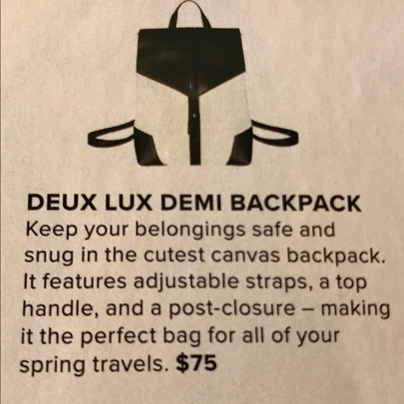 Deux Lux Demi backpack - Picture 4 of 6